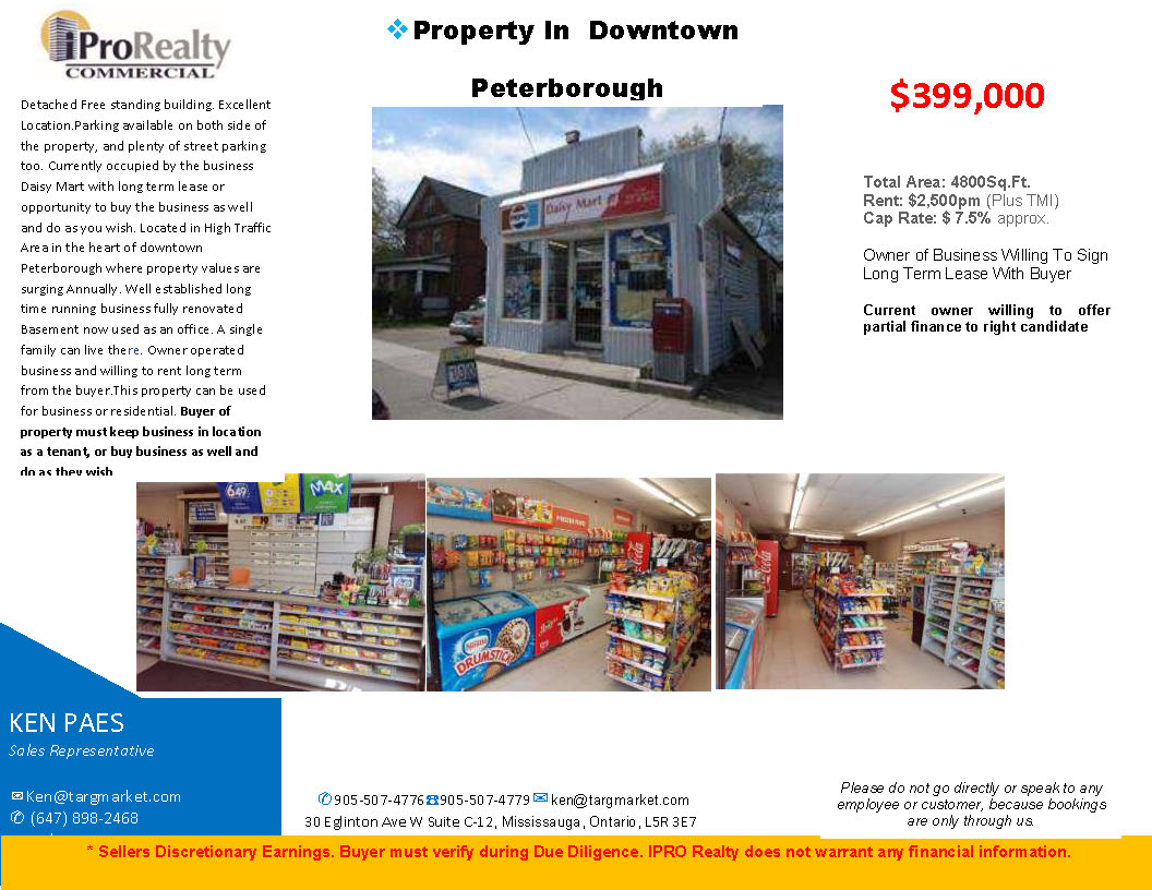 Business Broker Commercial Realtor Mississauga Toronto Ontario